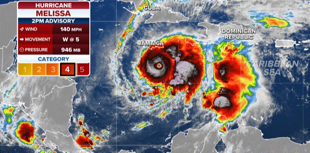 Melissa atteint la catégorie 4, premiers effets ressentis en Haïti