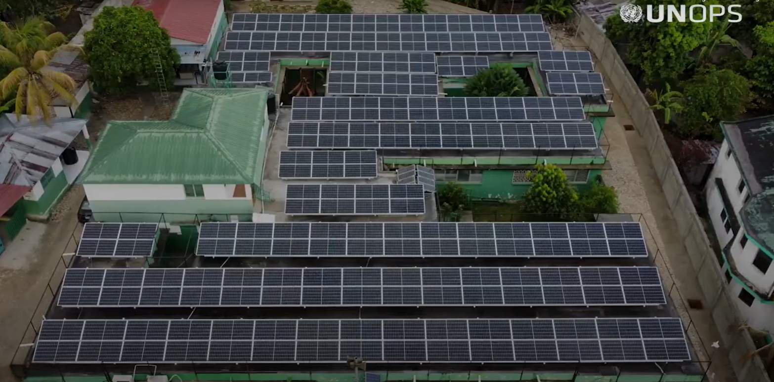 Transition énergétique dans les hôpitaux (UNOPS)