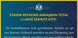 Arrivée d’un contingent de Marines américains pour sécuriser l’ambassade des Etats Unis en Haiti