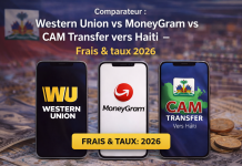 Western Union, MoneyGram ou CAM Transfer ? Le vrai comparatif premium pour envoyer de l’argent en Haïti